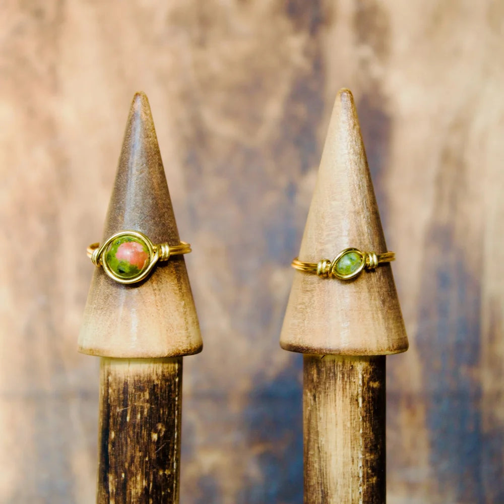 Unakite Rings