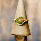 Unakite Rings
