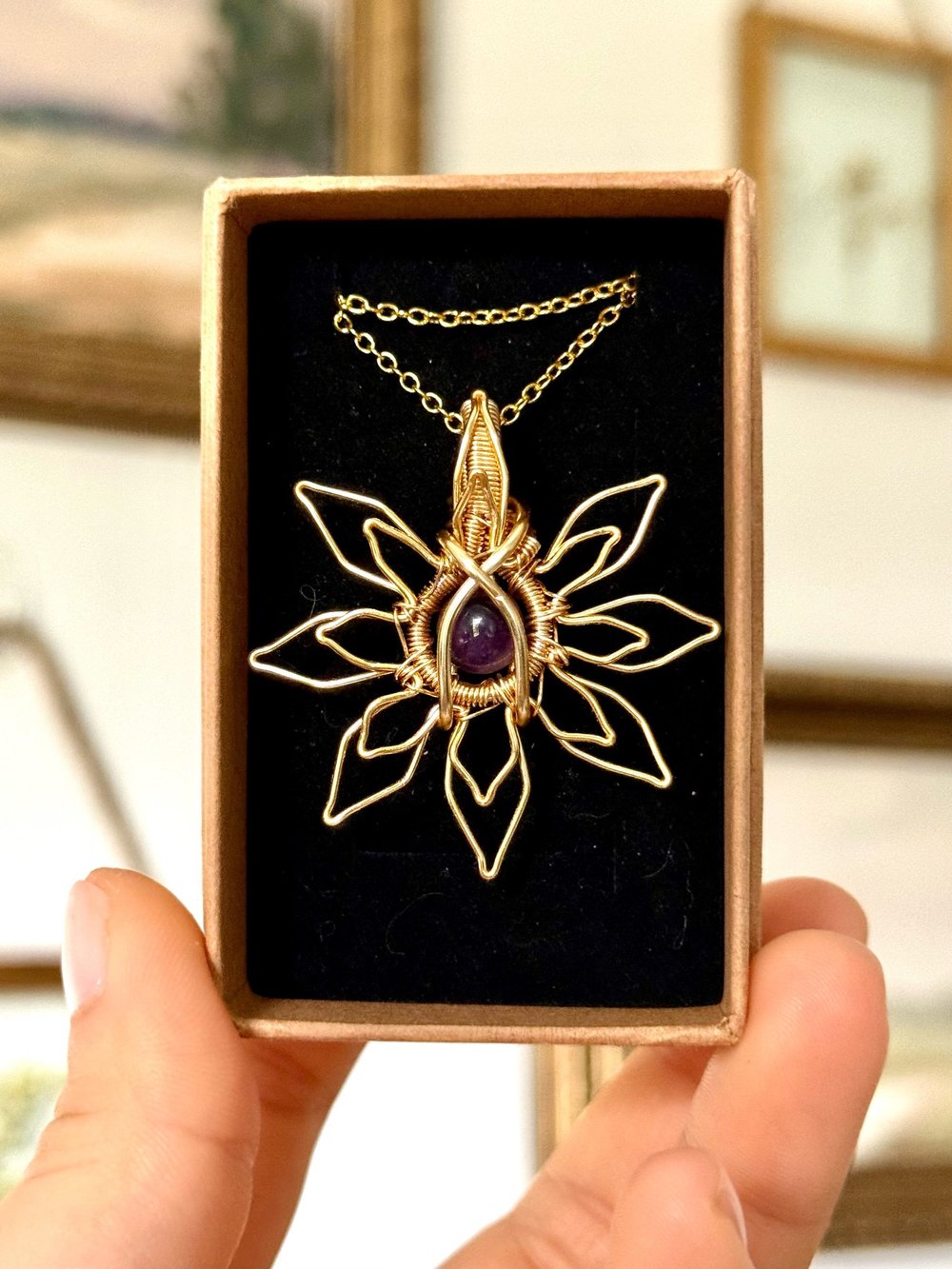Amethyst Shooting Star