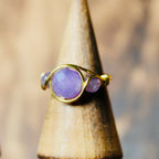 Triple Amethyst Ring