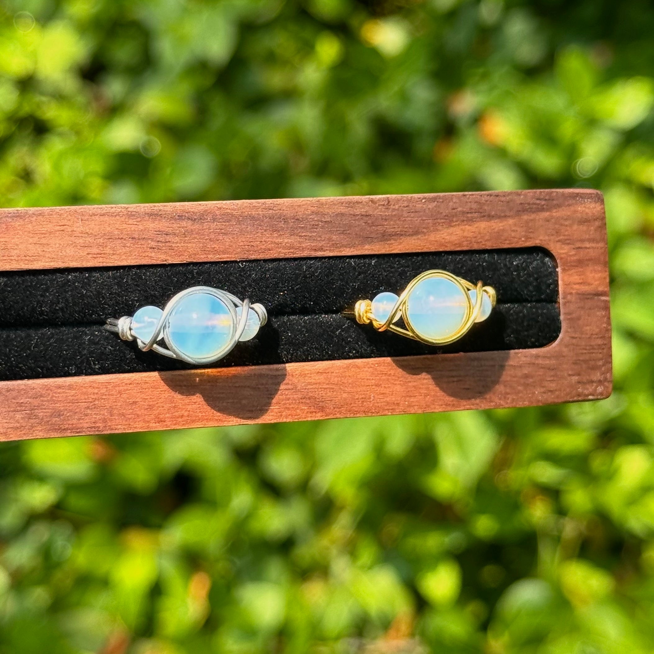 3-Tier Opalite Rings (Gold & Silver)