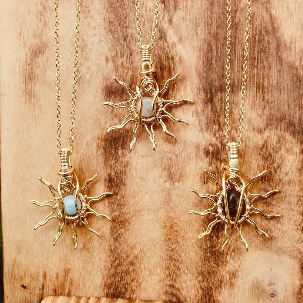 Gold suns