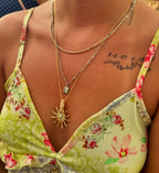 Gold Sun Necklaces
