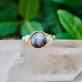 Sodalite + Opalite Ring