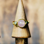 Rose Quartz & Moss Agate