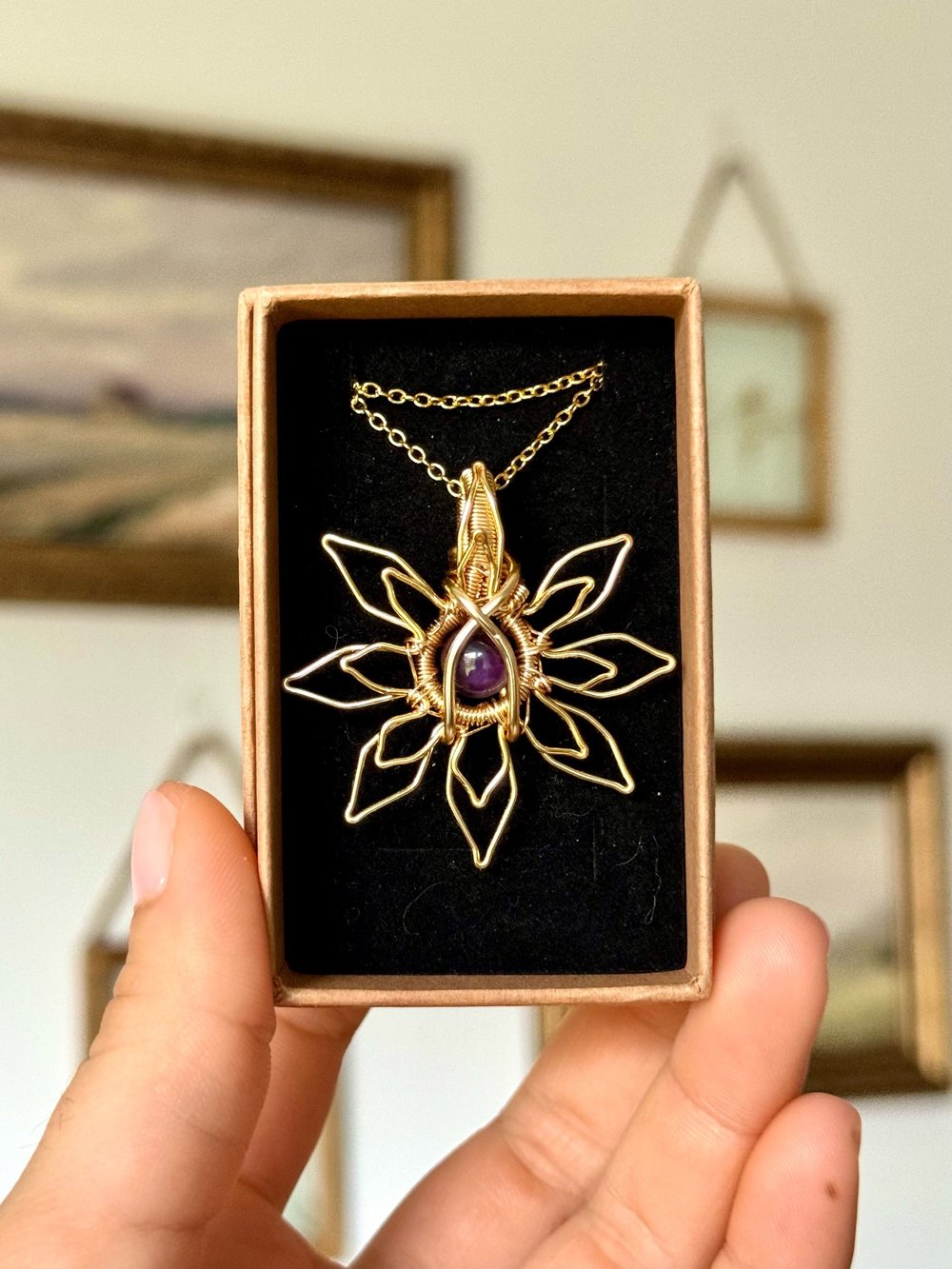 Amethyst Shooting Star