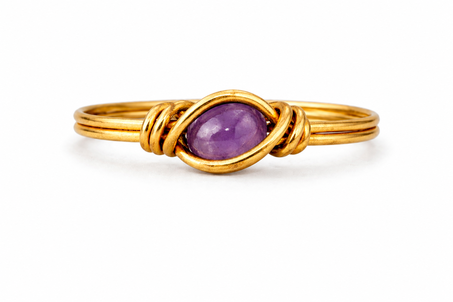 Custom Gold Dainty Rings (choose your gemstone)