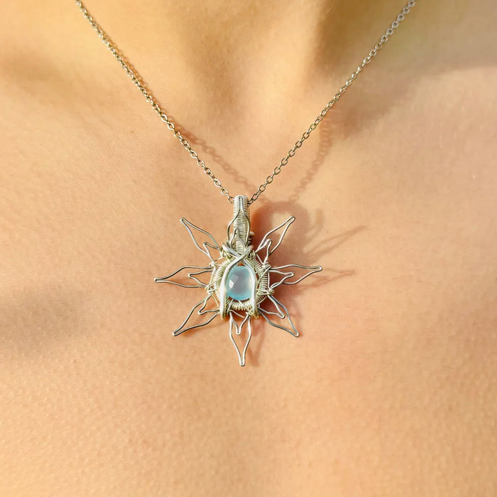 Aquamarine Starbursts