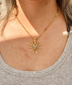 Gold Sun Necklaces