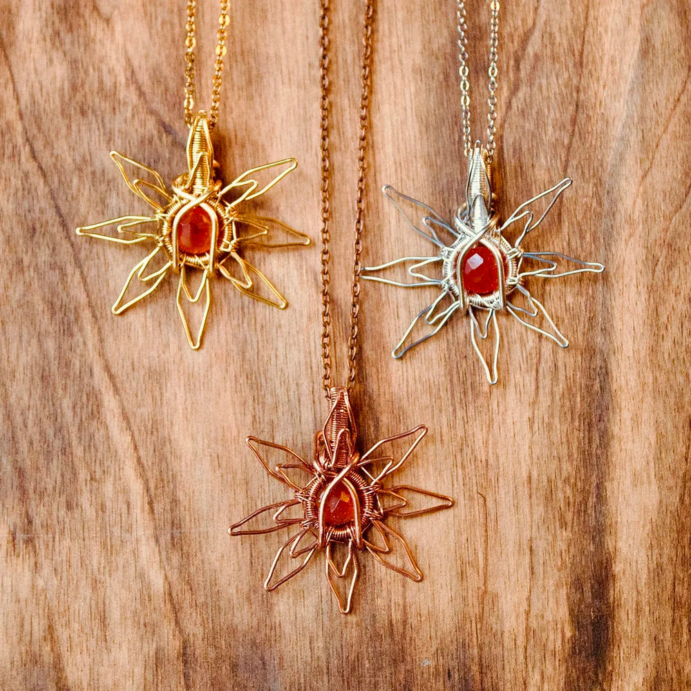 Carnelian Starbursts