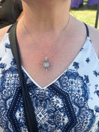 Silver Sun Necklaces