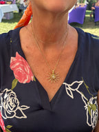Gold Sun Necklaces
