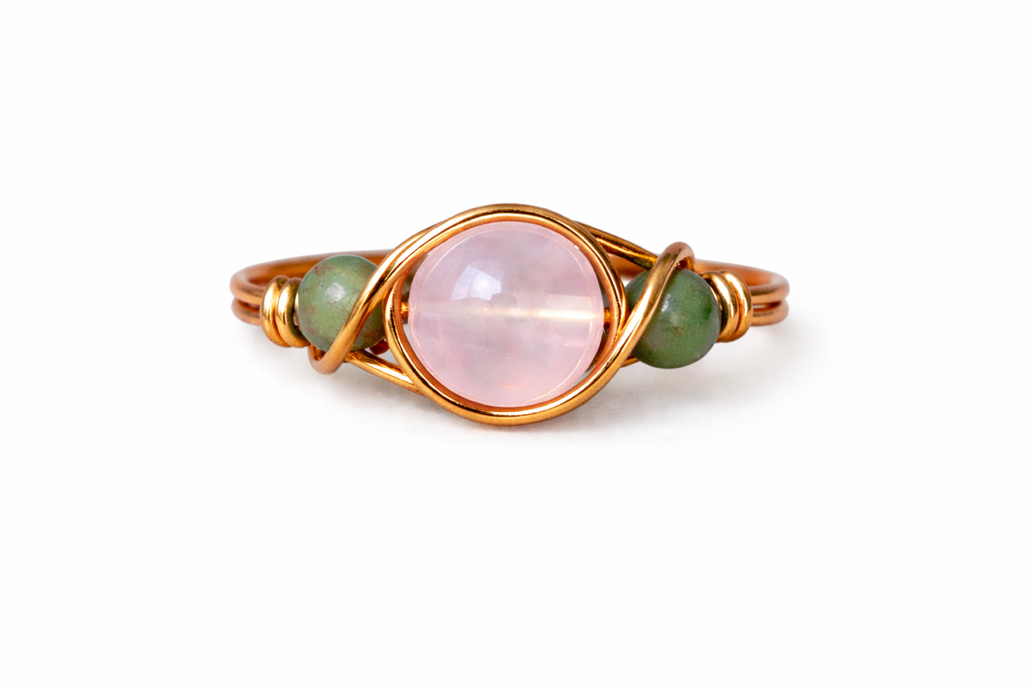 Rose Quartz & Moss Agate