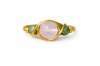 Rose Quartz & Moss Agate