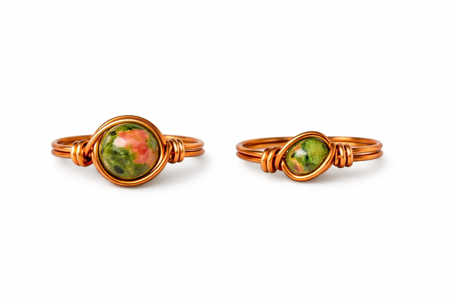 Unakite Rings