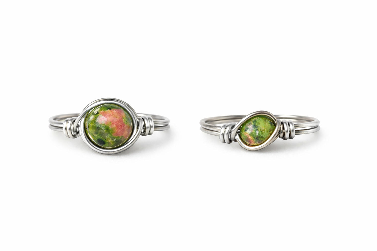 Unakite Rings