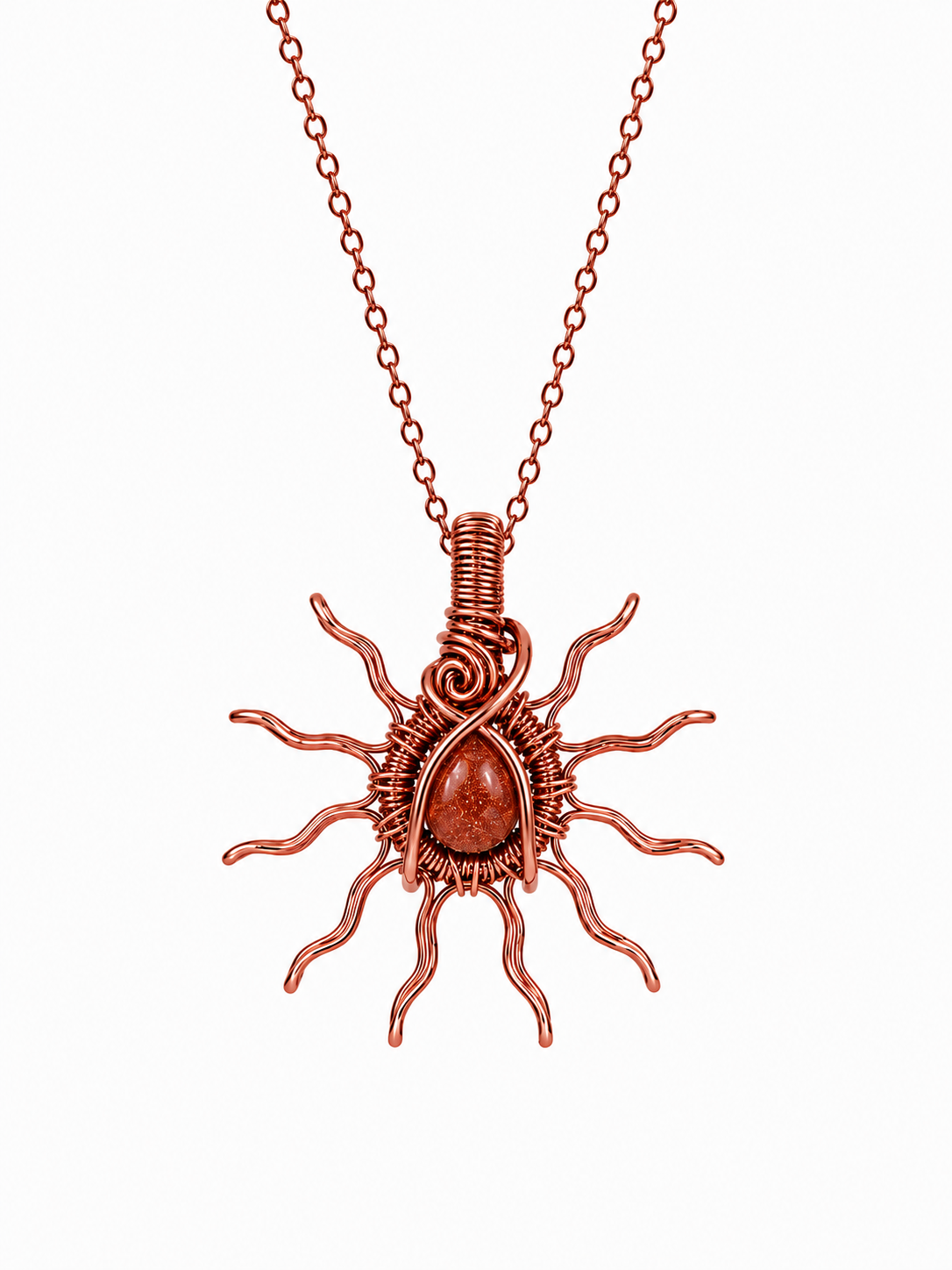 Copper Sun Necklaces