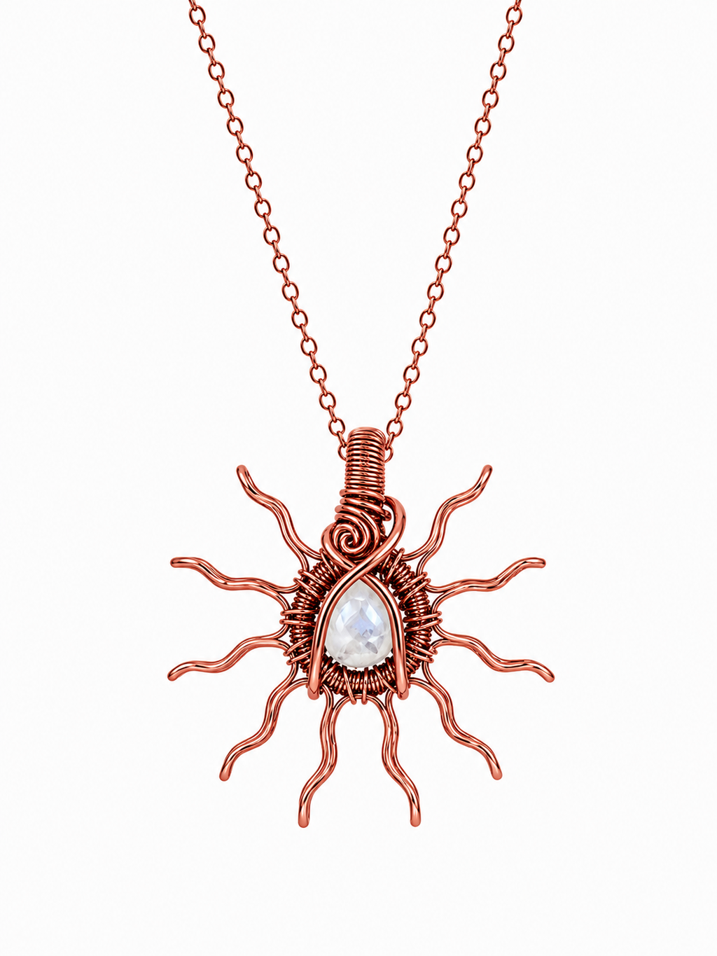 Copper Sun Necklaces