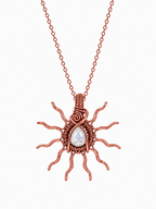 Copper Sun Necklaces