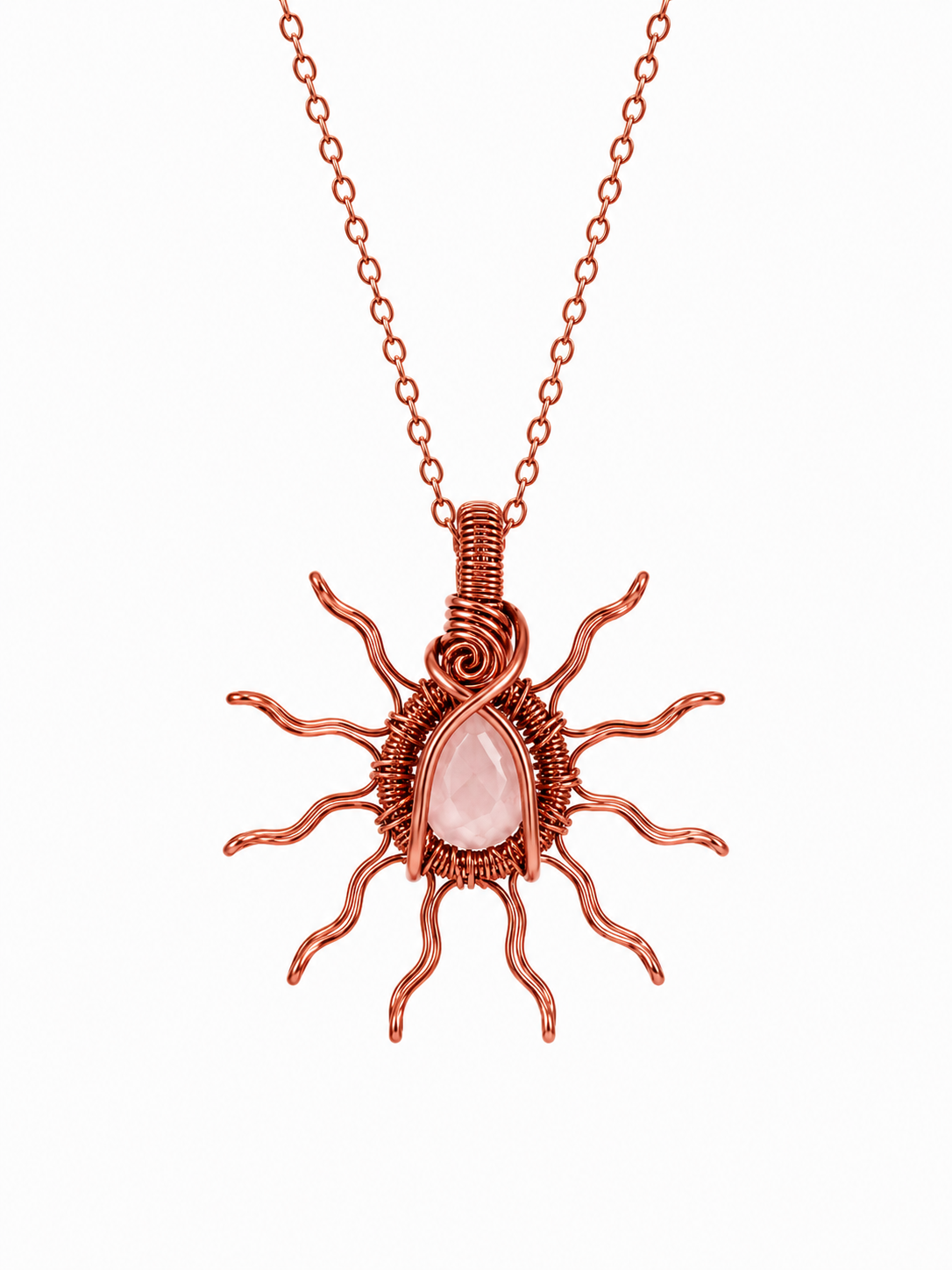 Copper Sun Necklaces