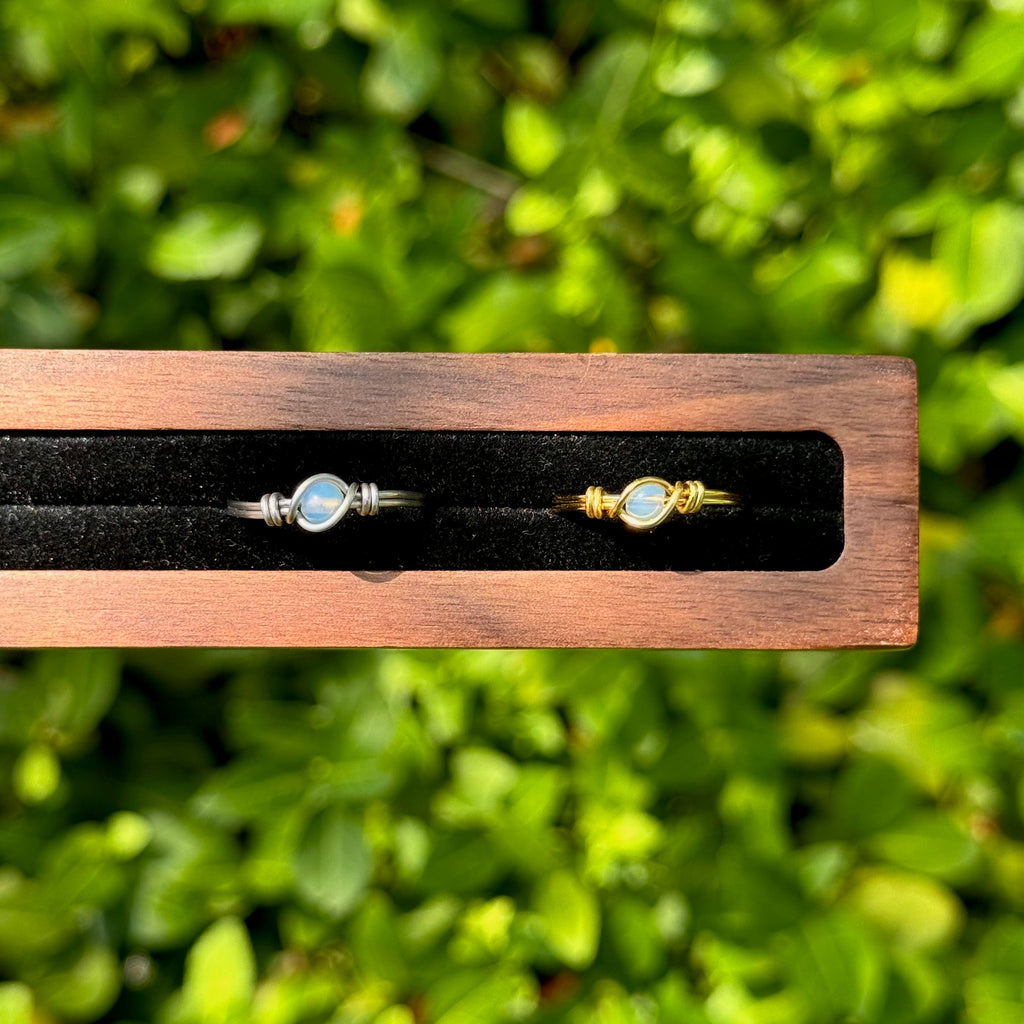 Dainty Opalite Rings