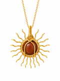Golden Hour Sun Necklace